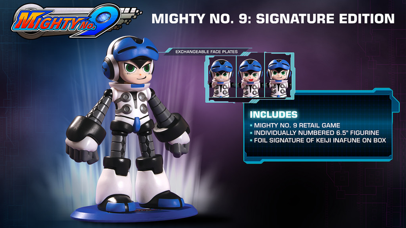 Illustration for article titled Mighty No. 9 Retail Version, Signature Edition, and CrossBuy